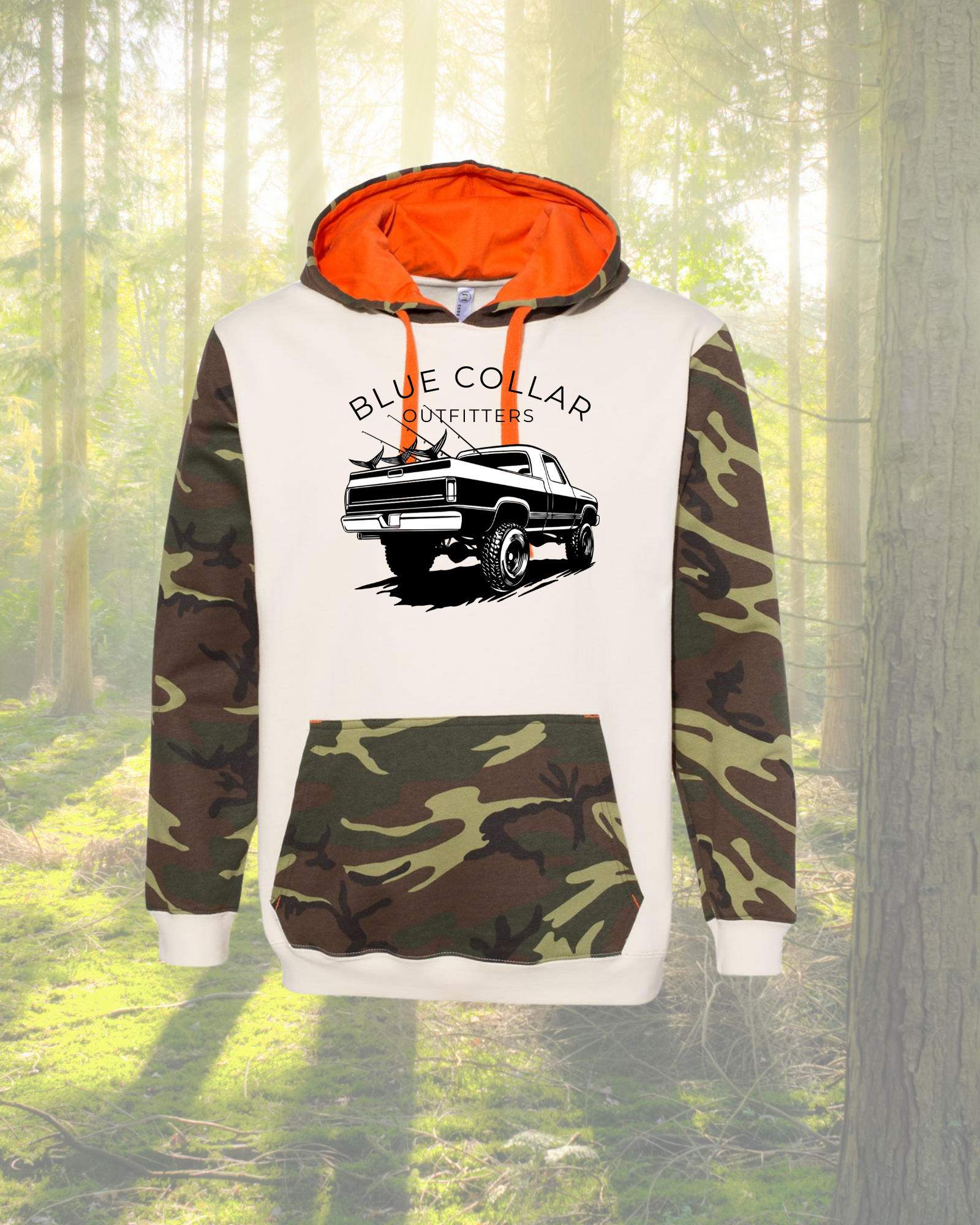 Camo Hoodie (fishing truck)