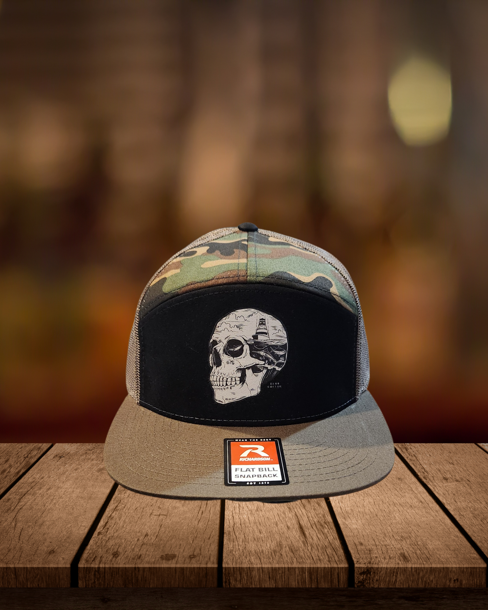 Camo & Black Bucket w/Skull (BCO US)